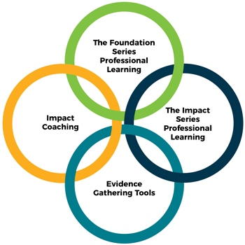 Graphic - The Foundation Series, The Impact Series, Evidence Gathering Tools, Impact Coaching